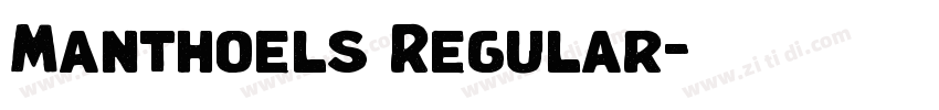 Manthoels Regular字体转换 Manthoels Regular字体转换